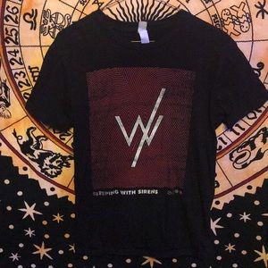 Vintage style sleeping with sirens shirt